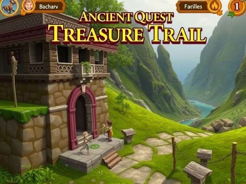 Ancient Quest Treasure Trail Game Screenshot